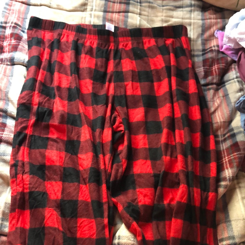 Plaid pajama pants